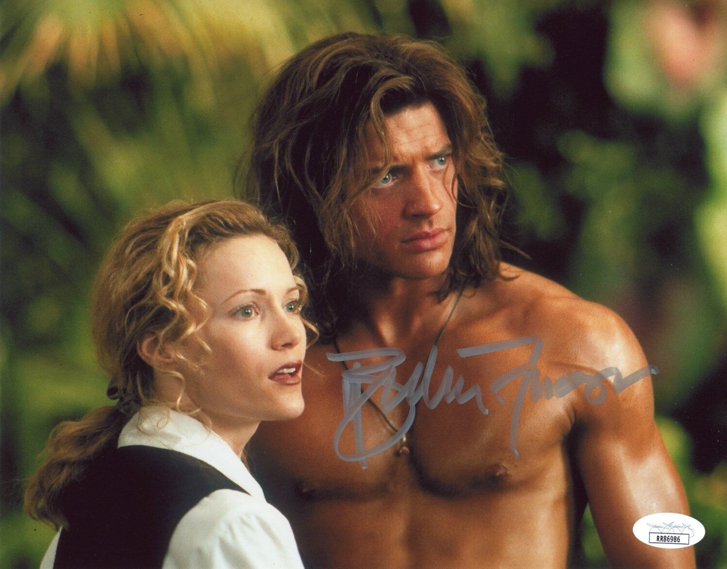 Brendan Fraser George of the Jungle 8x10 Photo Poster painting Signed Autographed JSA COA Auto