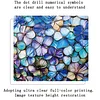 Framed DIY Special Shape Double sided Print Clear Framed Diamond Painting Kit(23x23cm)