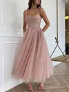 Bandeau Sequinned Pleated Evening Midi Dress