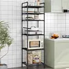 6 Tier Metal Storage Shelf Heavy Duty Shelving Unit for Kitchen Bathroom Laundry