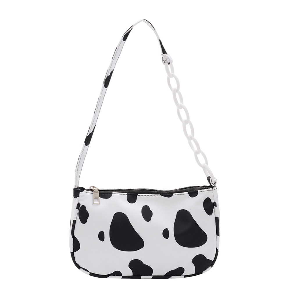 

Cow Milk Printed Women Handbag Totes Female Casual Underarm Shoulder Bags, 501 Original