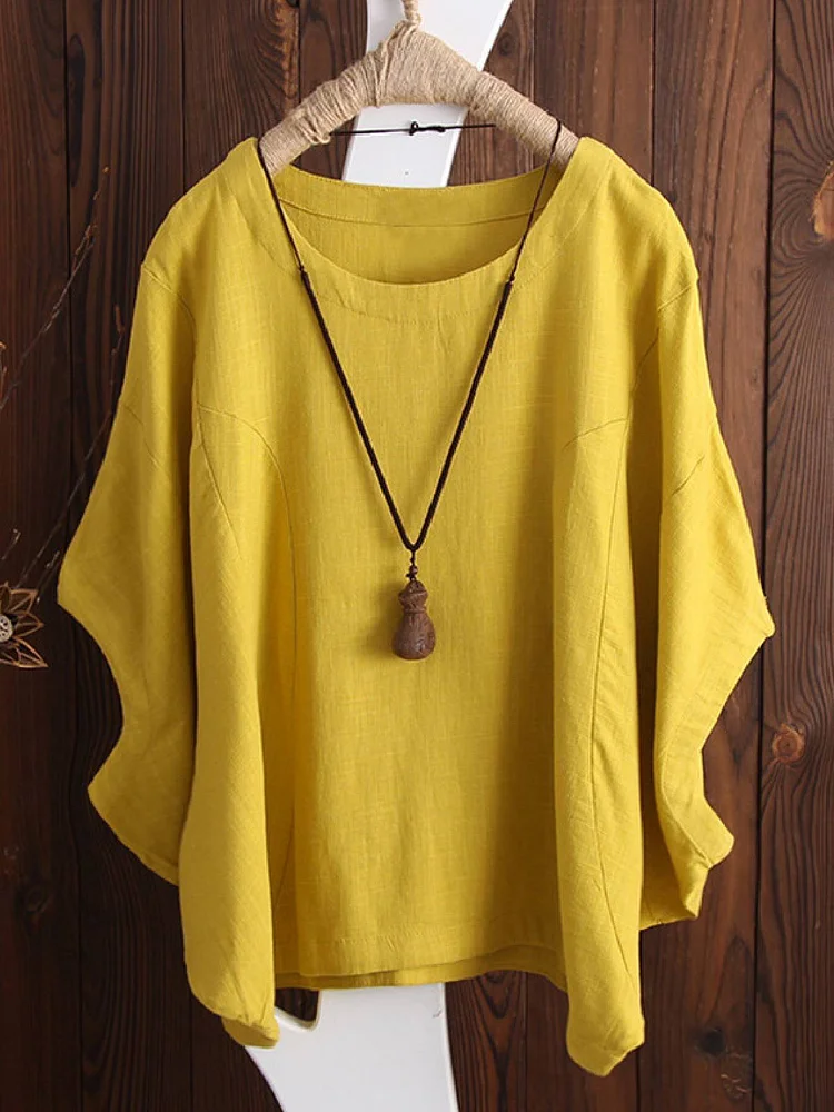 Crew Neck Half Sleeve Shirts & Tops