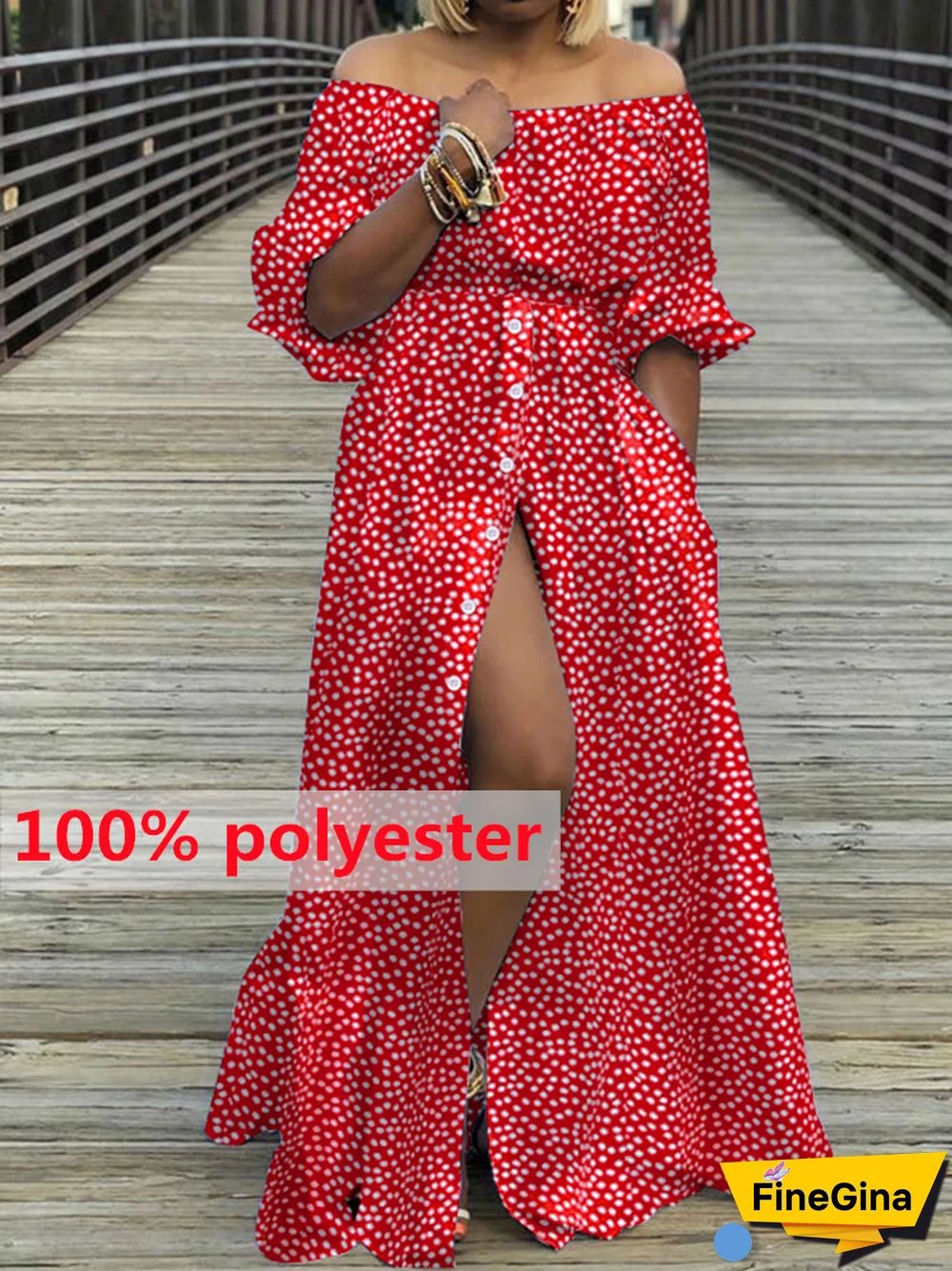 Summer Dresses Women Celmia High Split White Long Sundress Sexy High Waist Maxi Robes Three Quarter Sleeves Party Vestidos