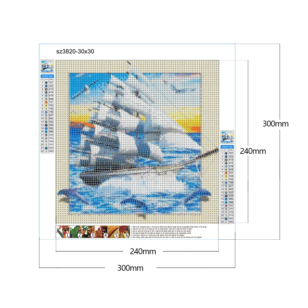 Diamond Painting - Full Round/Square Drill - Animals(30*30 - 50*50cm)