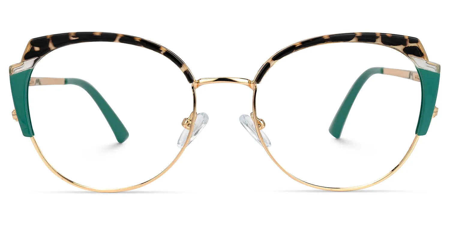 Hamish Schwarz-Tortoise Rund Brille Schwarz-Tortoise