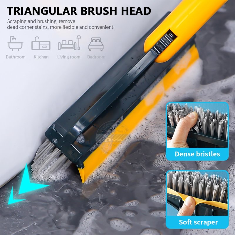 (🎅EARLY CHRISTMAS SALE-49% OFF)2 In 1 Floor Brush(Brush + Scrape), BUY 2 FREE SHIPPING