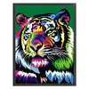 Bead Embroidery-9CT Printed Full Embroidery-Tiger(39*54cm)