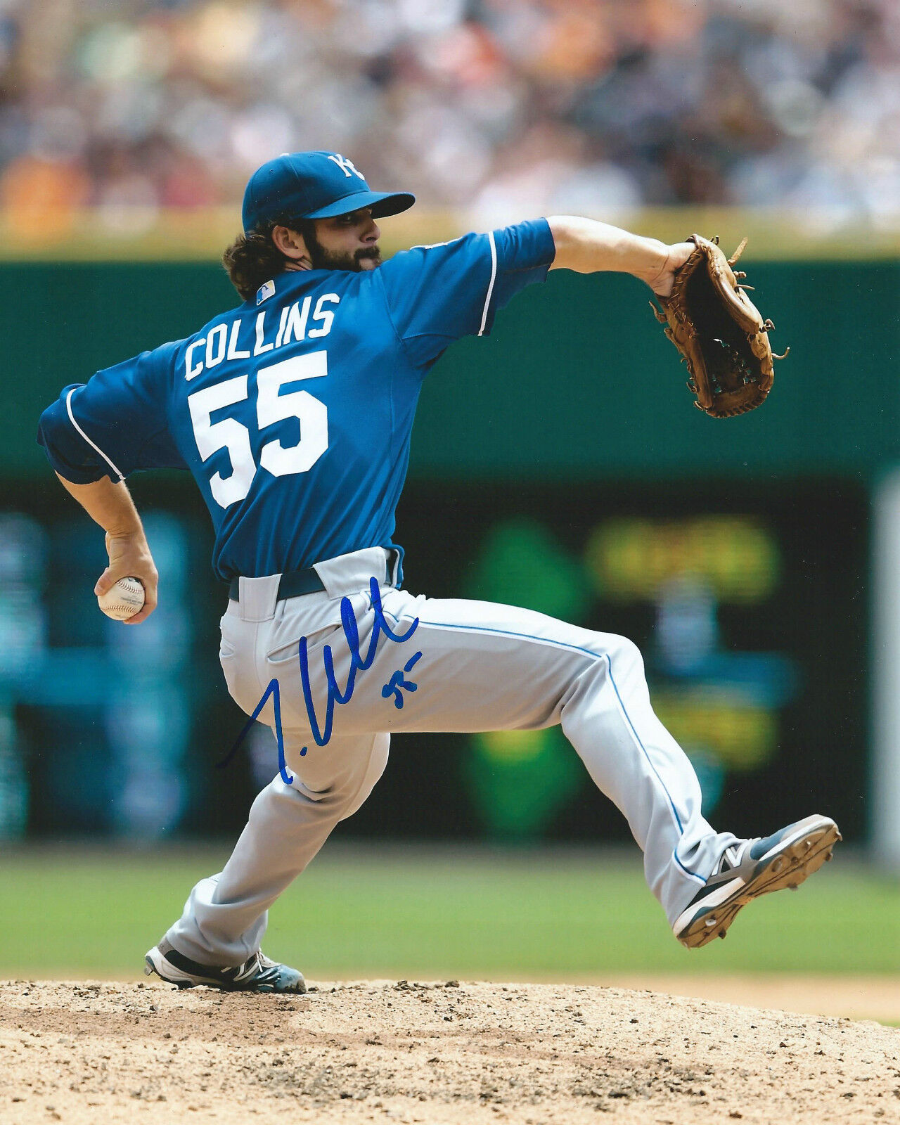 **GFA Kansas City Royals *TIM COLLINS* Signed 8x10 Photo Poster painting T1 COA**