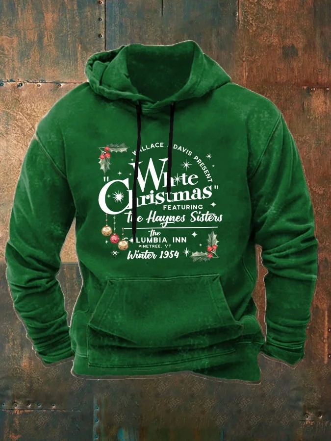 Men's Fun Christmas Print Casual Hoodie PLUSCLOTHESMAN