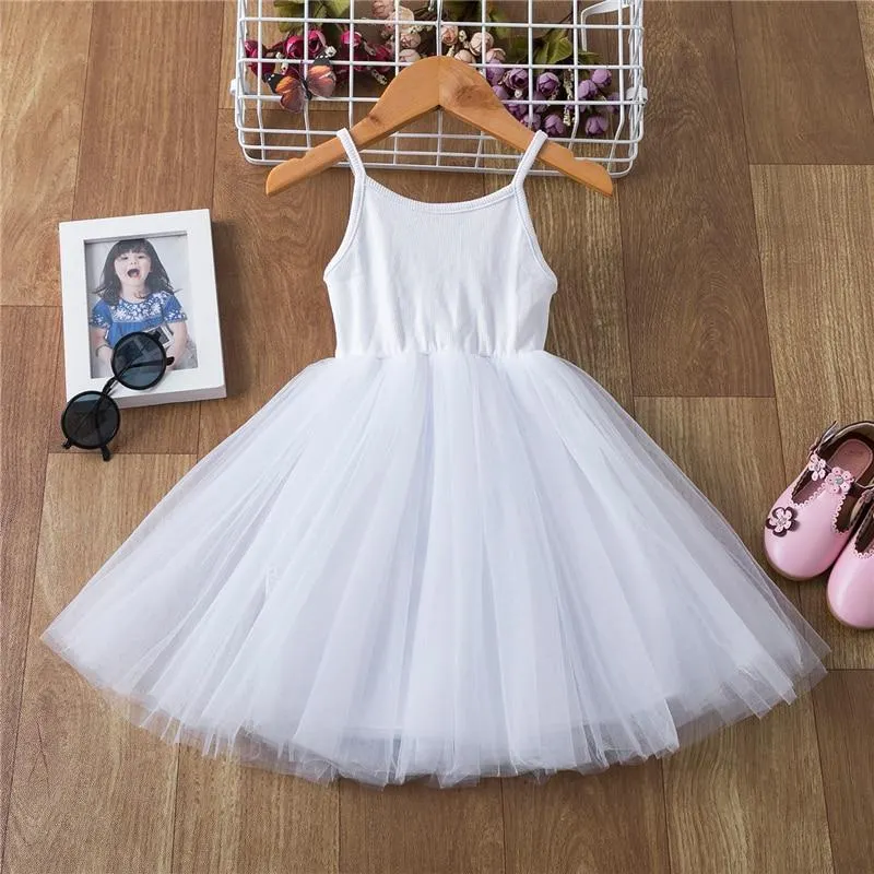 Girls Dress 2021 New Summer Brand Girls Clothes Lace And Flower Design Baby Girls Dress Kids Dresses For Girls Casual Wear 3 8 Y