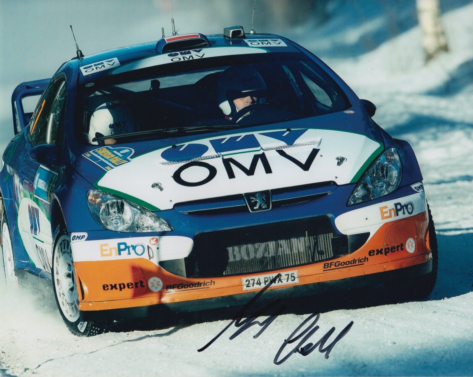 Manfred Stohl Hand Signed 10x8 Photo Poster painting - Rally Autograph.