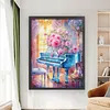 Piano-16CT Stamped Cross Stitch Egyptian Cotton 74*93cm/29.13*36.61in (Big Size) tapestrymarket