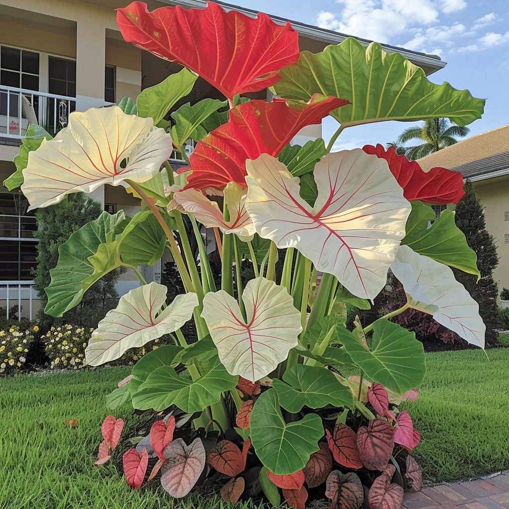 🌿Fascinating giant caladium🌈