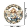 DIY Angel Girl Special Shaped Diamond Painting Single-sided Hanging Pendant