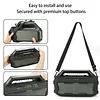 Carrying Silicone Cover Case Fit for Soundcore Boom 2 with Adjustable Shoulder Strap Full-Body Protective Cover Anti-Slip & Scratch-Resistant for Outdoor Camping Travel & Party