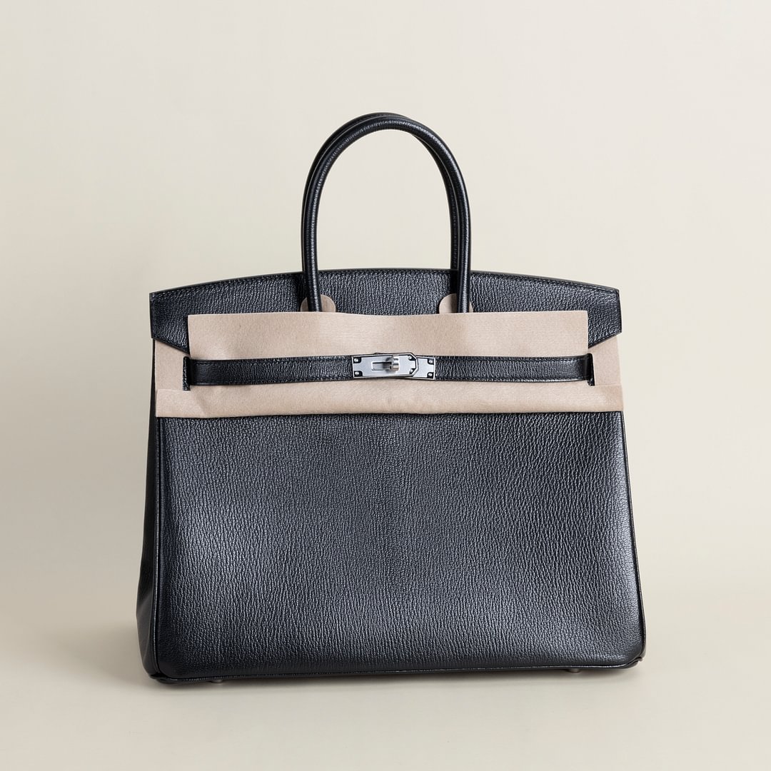 Birkin 35cm Chevre 89 Noir PHW