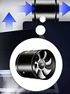 4 6 8 Inch Pipe Air Ventilator 2800RPM Toilet Wall Fan Metal for Bathroom Toilet