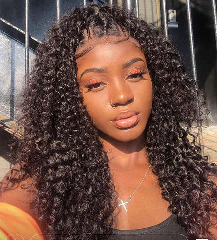 Brazilian Water Wave 360 Lace Frontal Wigs Lace Front Human Hair Wigs Pre Plucked With Baby Hair Remy Brazilian Lace Wig