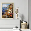Cliff Flower Sea-14CT Stamped Cross Stitch Egyptian Cotton 40*55cm/15.75*21.65in tapestrymarket