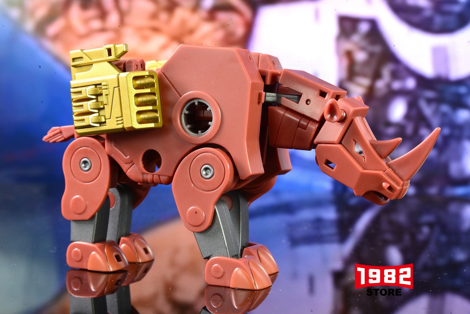 Ramhorn Cassette Ocular Max OX RMX-13 FORTE TEMPO Transformers Action Figure G1 Rhinoceros Mini Cassette Robot Toy Collectible