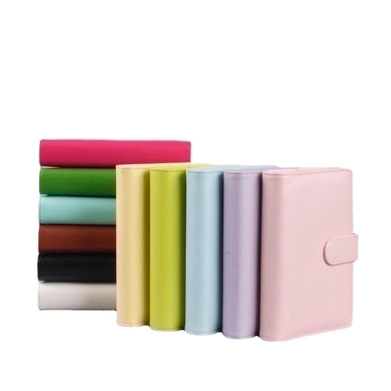 Creative Solid Color Macaron Student Stationery Loose-leaf Notebook