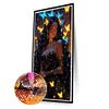 Schmetterling M&auml;dchen - runder Bohrer Diamantmalerei - 40*70cm (gro&szlig;e Gr&ouml;&szlig;e)