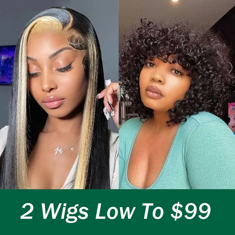 Flash Sale Face Framing U Part Wig + Bouncy Curl No Lace Wig Low to $99