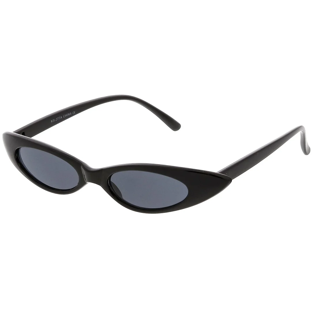 Pastel Thin Extreme Oval glasses Neutral Colored Oval Lens 47mm