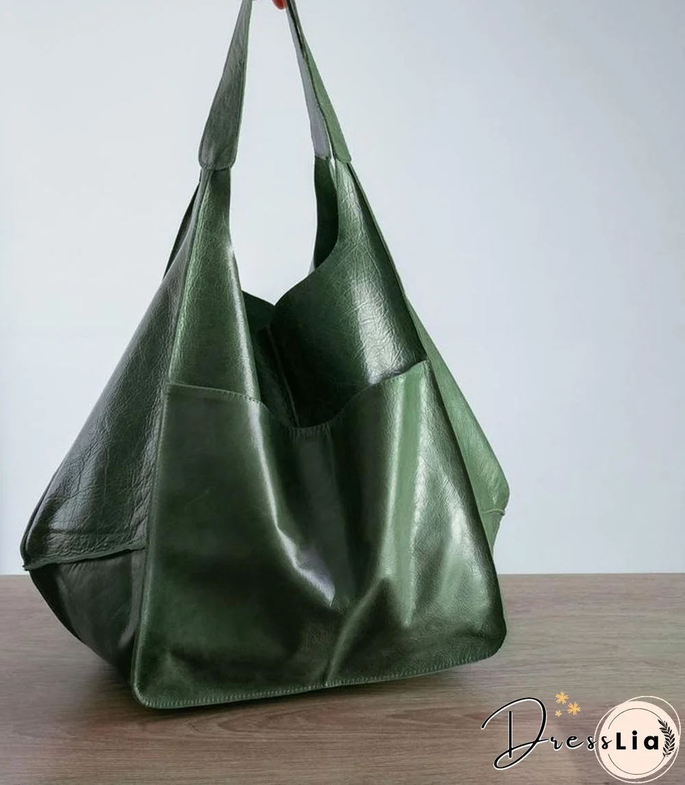 Brown Leather Womens Tote Bags School Handbags