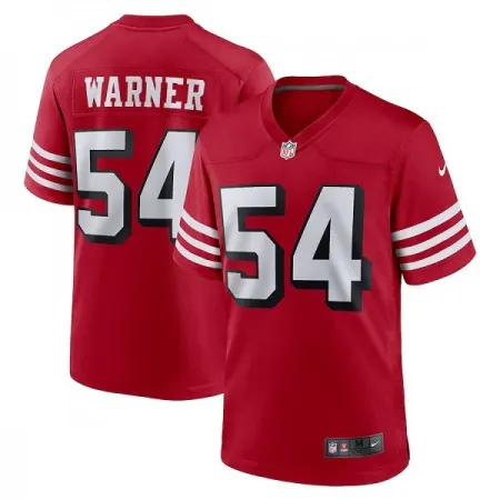 Men's San Francisco 49ers #54 Fred Warner Scarlet New Vapor Untouchable Limited Stitched Football Jersey