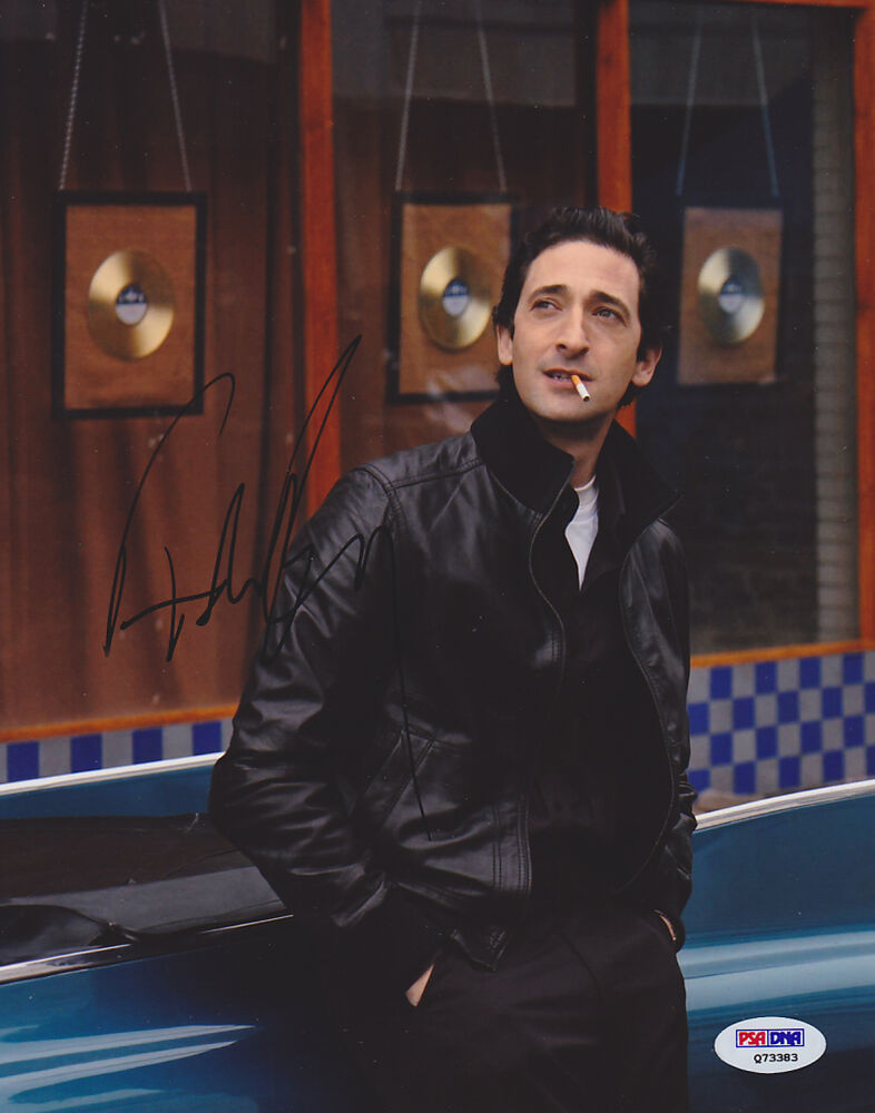 Adrien Brody SIGNED 8x10 Photo Poster painting The Pianist King Kong OSCAR PSA/DNA AUTOGRAPHED