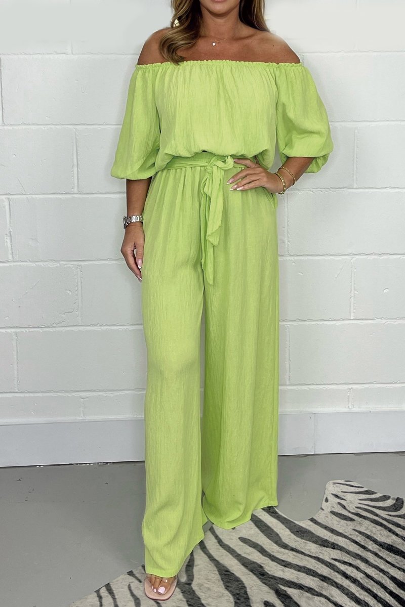 Casual one shoulder suit