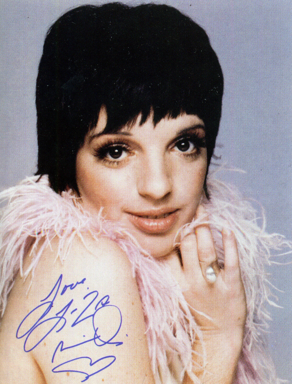 LIZA MINNELLI Signed Photo Poster paintinggraph - Singer / Film Actress - Preprint