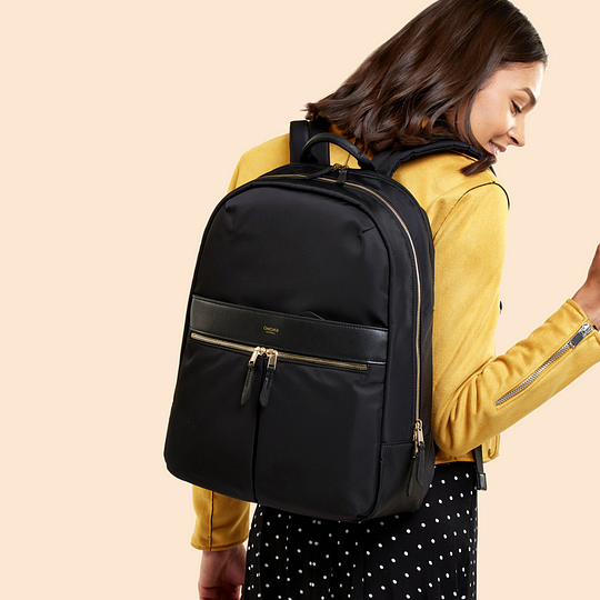 Knomo Beaufort Laptop Backpack 15.6 - Luxurious Nylon Backpack