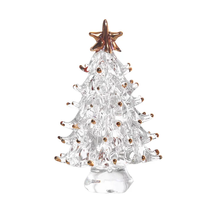 Olivenorma Crystal Glass Christmas Tree Home Gemstone Decoration