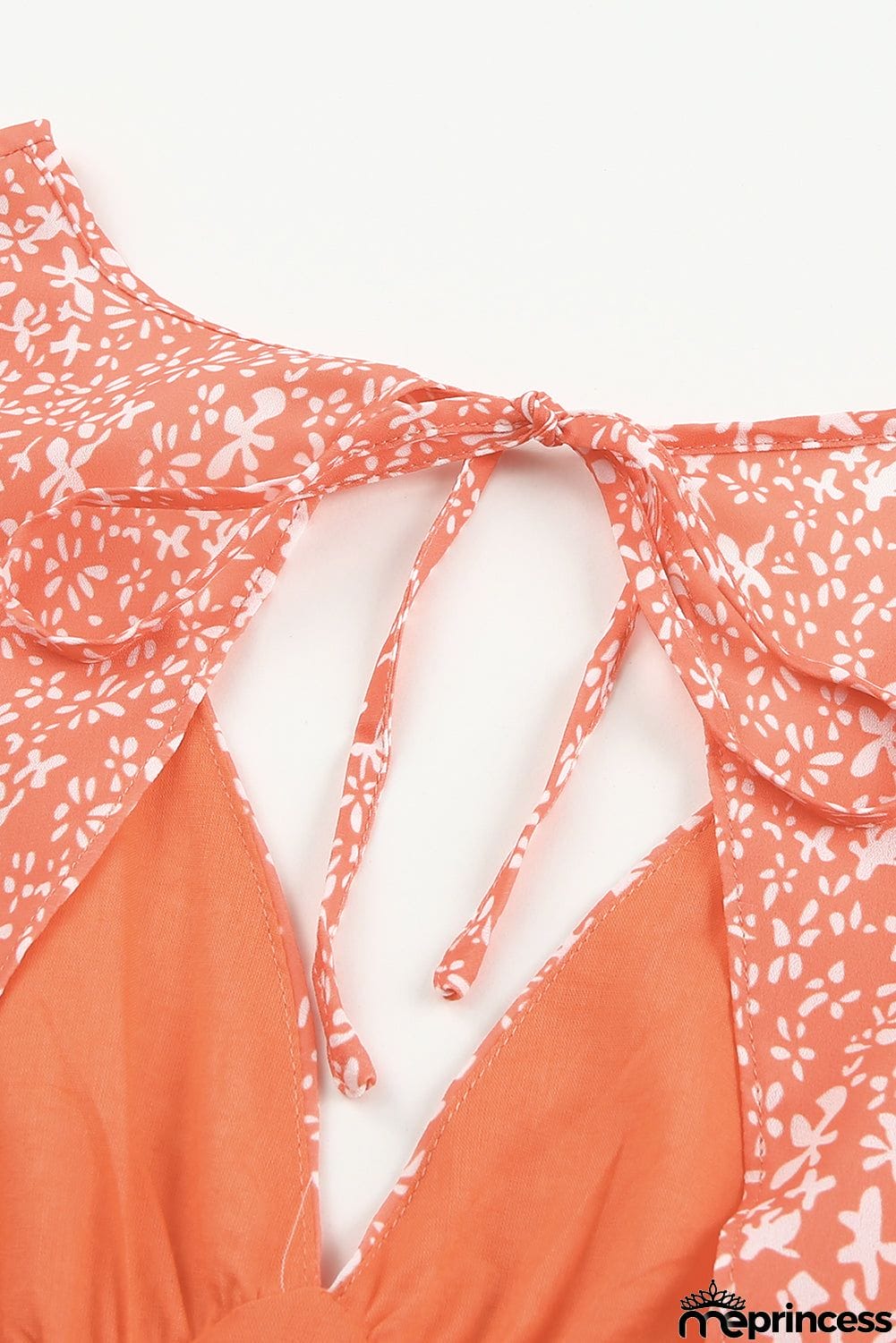 Multicolor Floral Print Tiered Frill Smock Dress