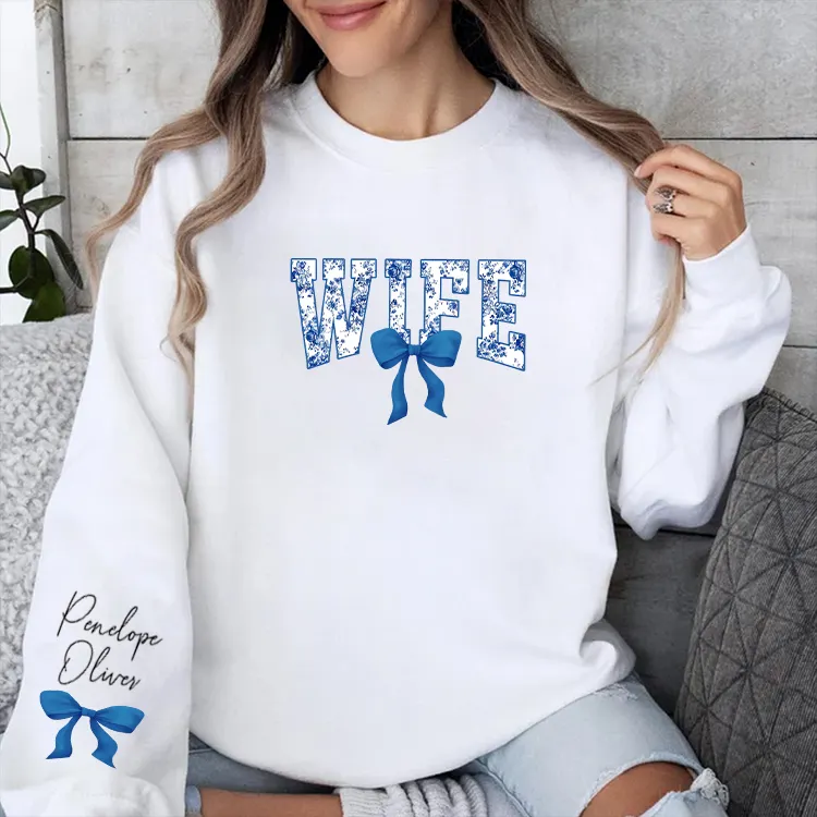 Custom Vintage Mama Floral Bow sweatshirt