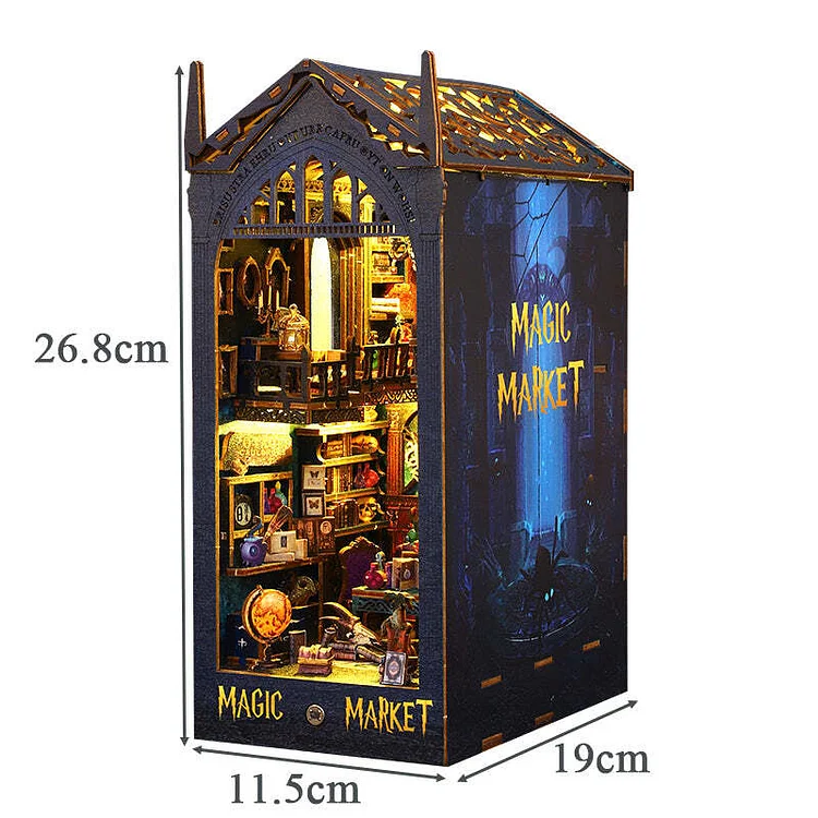 Japanese Izakaya Alley DIY Book Nook Wooden Puzzle