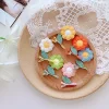 Lovely Bouncing Flower Hair Pins for Kids