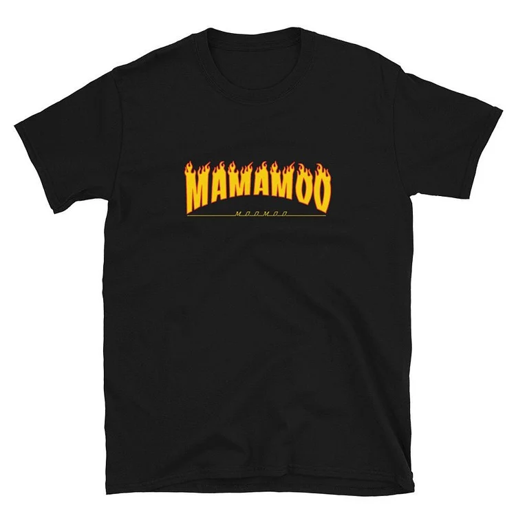 MAMAMOO Logo Flame T-shirt