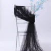 20PCS Wedding Chiavari Chair Decor 200cm Flowing Gauze Curtain Cloth