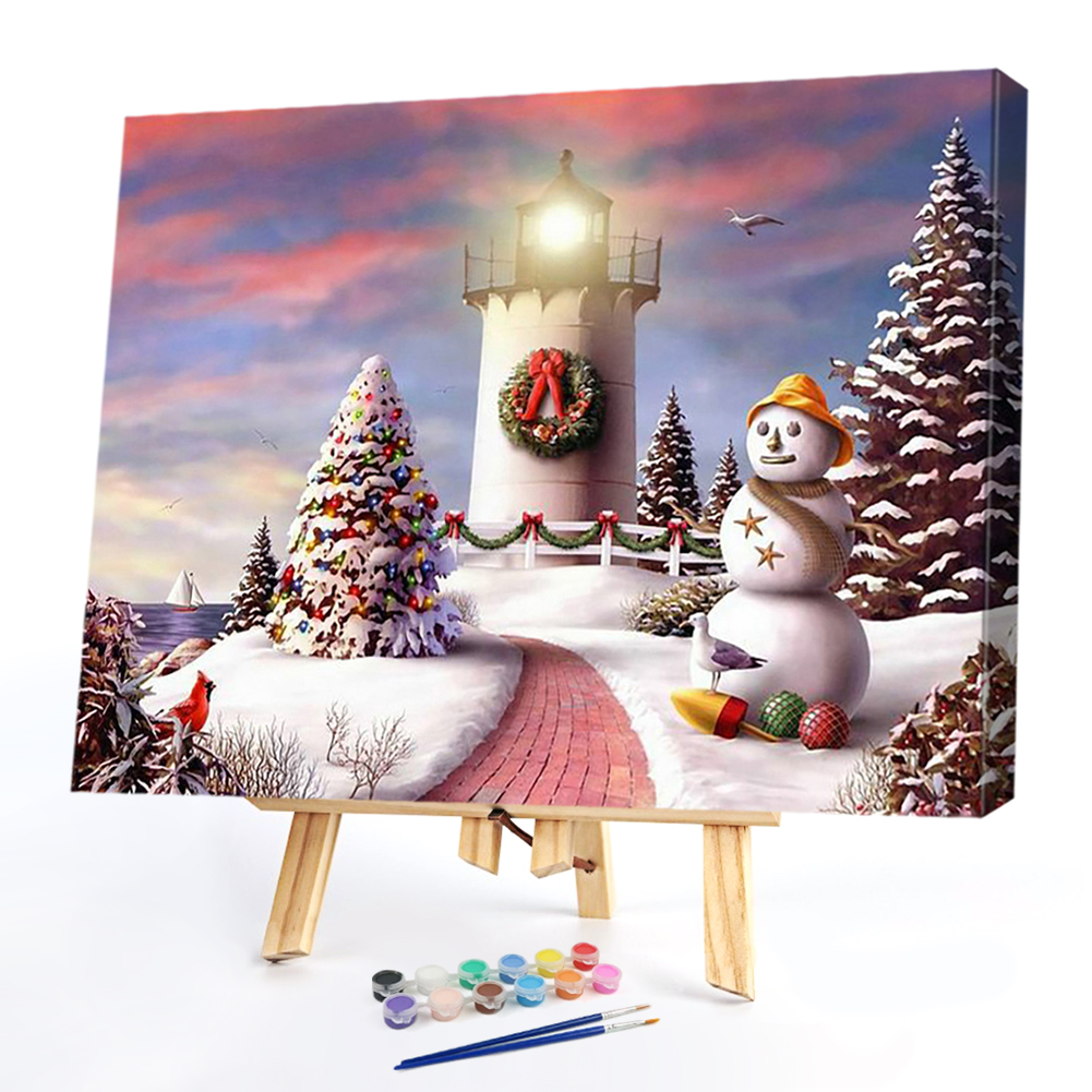 

50*40CM - Paint By Numbers - Lighthouse, 501 Original