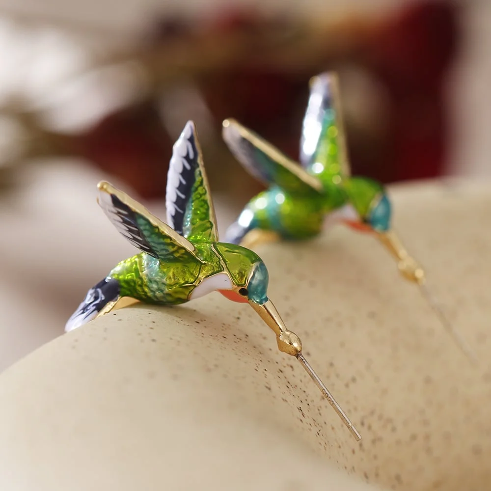 🔥Last Day 75% OFF🎁Hummingbirds In Flight Earrings