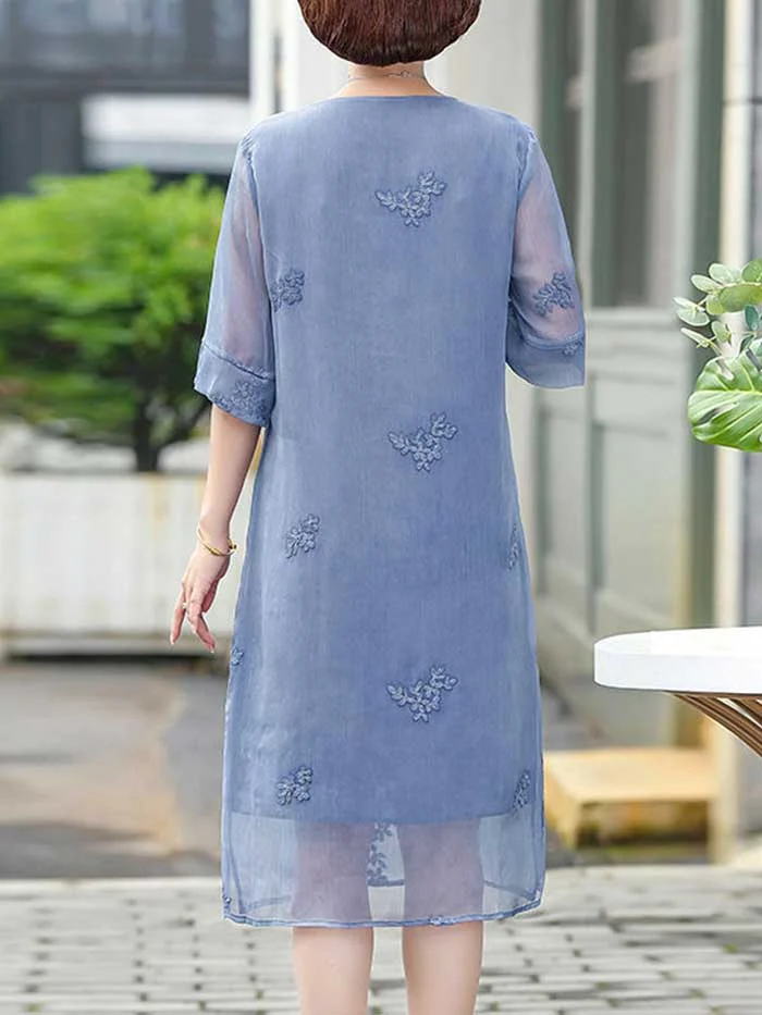 Women's new elegant printed dress