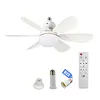 40w/200-2000lm Small Ceiling Fan with Lights with Remote Control Breeze Fan Light Three Color Temperature Options for Living Room Study & Household Use