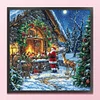 Christmas Eve-11CT Stamped Cross Stitch 50*50cm/19.69*19.69in