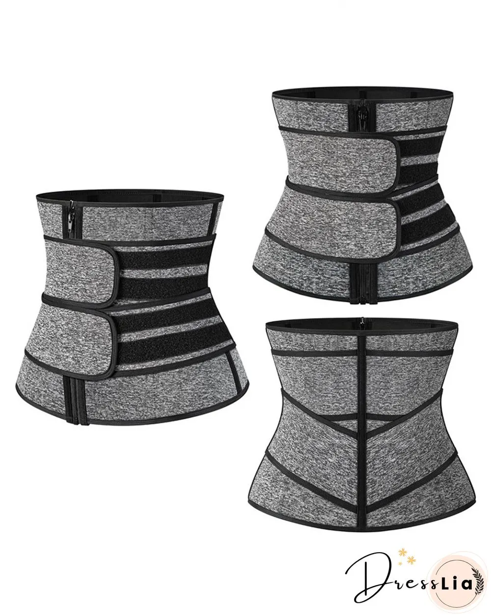 Solid Waist Trainer Corset Neoprene Sweat Belt Tummy Slimming Sport Shapewear Breathable