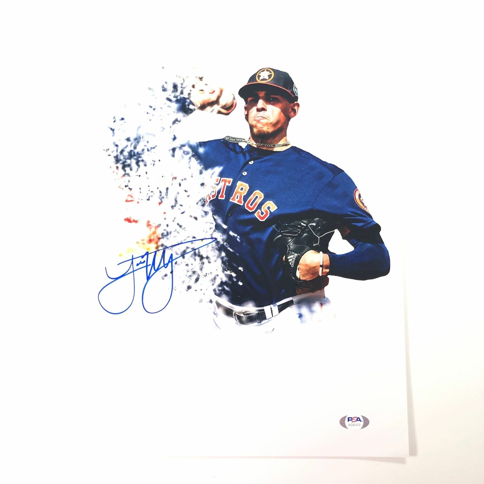 Joe Musgrove signed 11x14 Photo Poster painting PSA/DNA Houston Astros Autographed