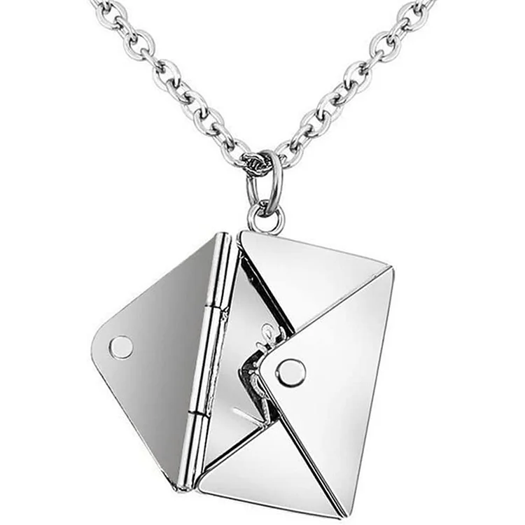 Custom Love Letter Envelope Necklace
