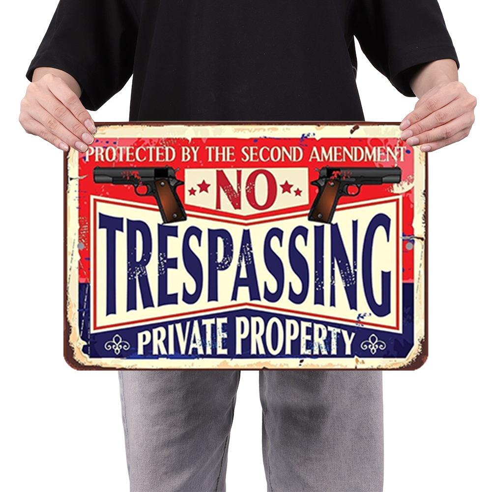 [Big Size]Warning Sign - Metal Tin Signs(12*16Inch)